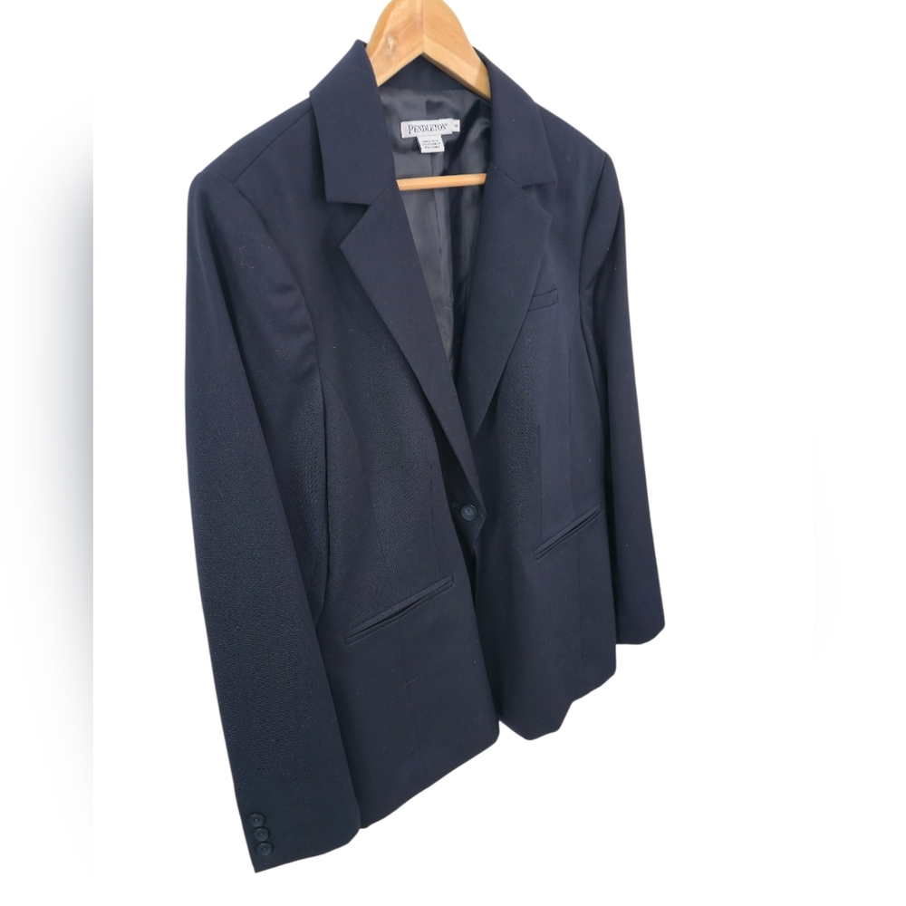Pendleton Women's Single Button 100% Wool Blazer … - image 2